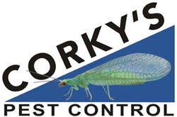 Corky's Pest Control logo